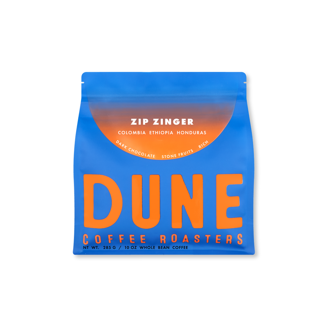 Bag of Dune Coffee Zip Zinger